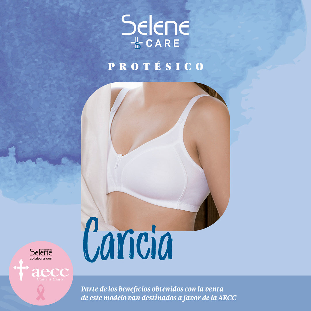 Reggiseno Selene CARICIA coppa  C protesico Cotone