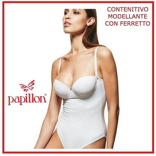 Body Imbottito Contenitivo MODELLANTE Con Ferretto PAPILLON S6920 COPPA B